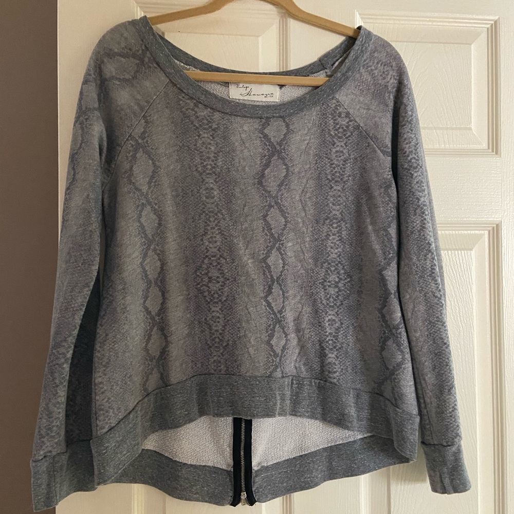 Vintage Havana snake skin patterned sweater